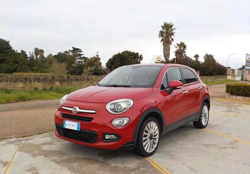 Usata Fiat 500X Lounge 95 CV (69 kW) 2016 Rosso SUV