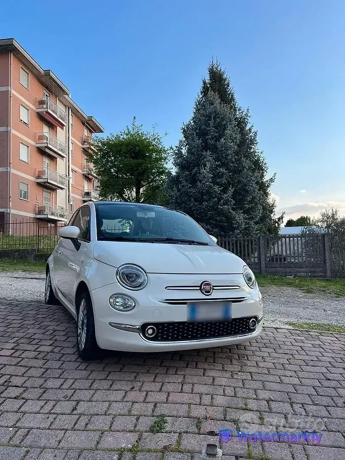 Usata Fiat 500 95 CV (69 kW) 2017 Bianco Berlina