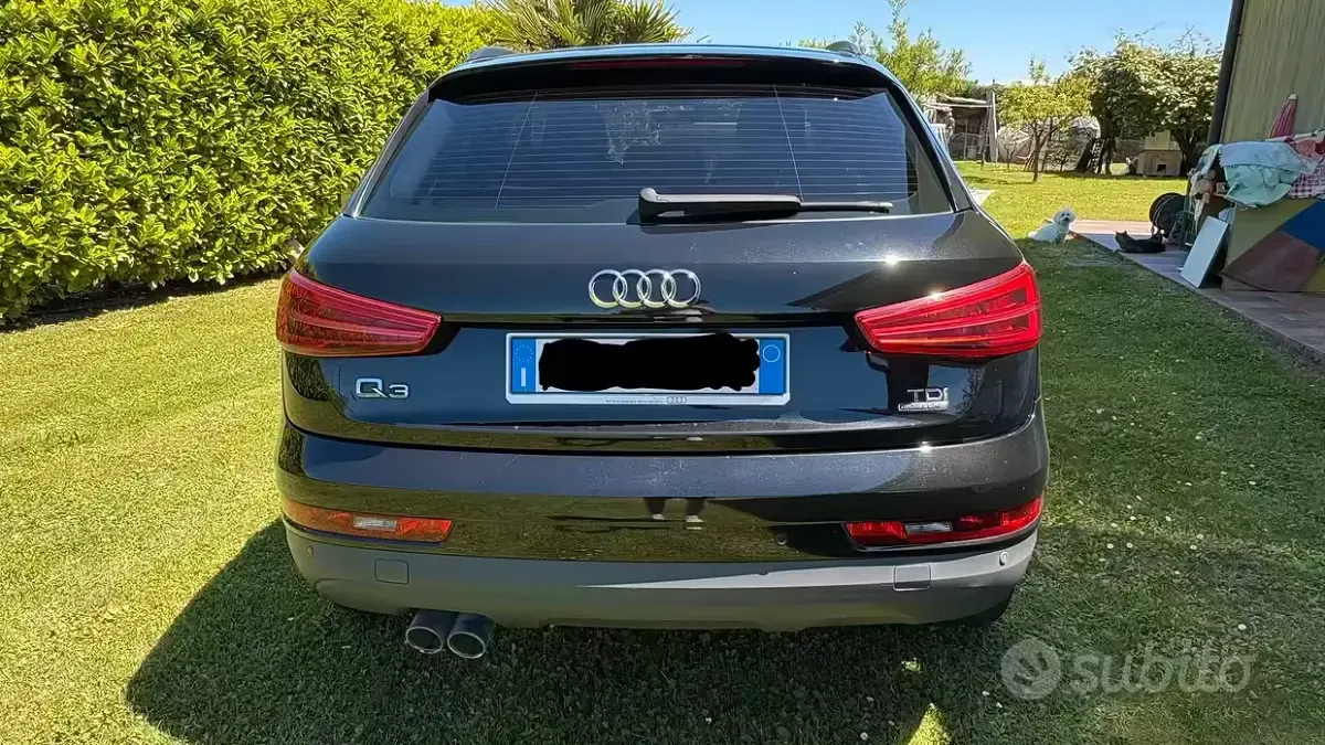 Usata Audi Q3 150 CV (110 kW) 2015 Nero SUV