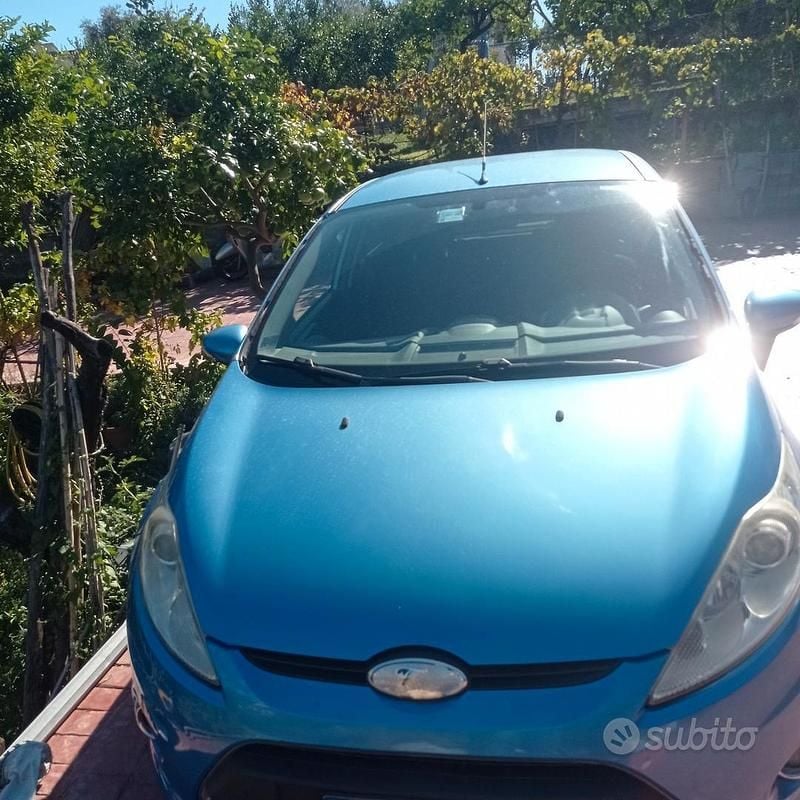 Usata Ford Fiesta Titanium 96 CV (70 kW) 2010 Blu Berlina