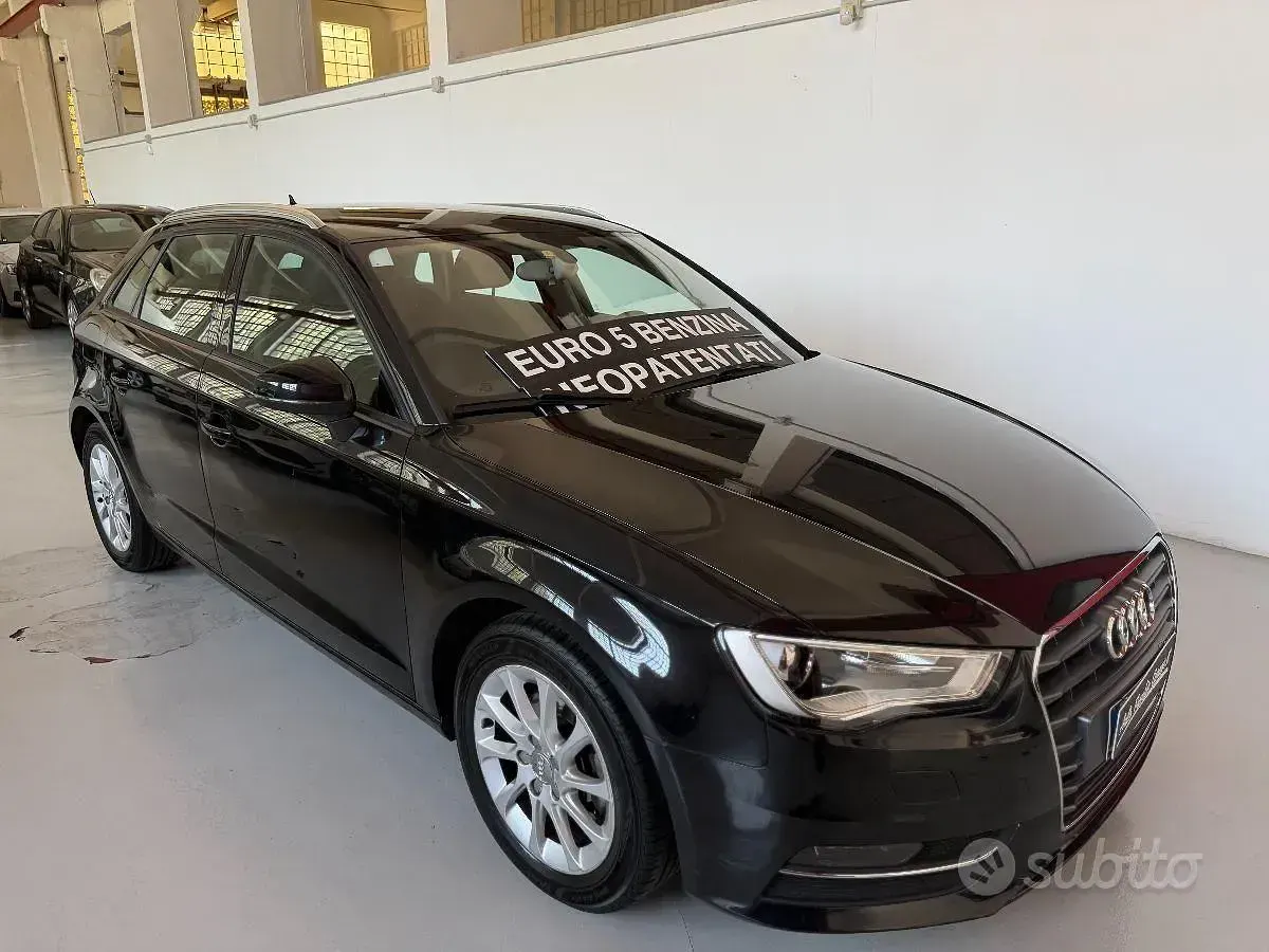 Usata Audi A3 Ambition 122 CV (89 kW) 2014 Nero Berlina