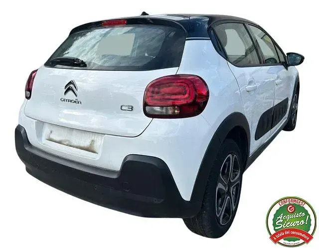 Usata Citroën C3 PureTech 82 CV (60 kW) 2018 Bianco Berlina