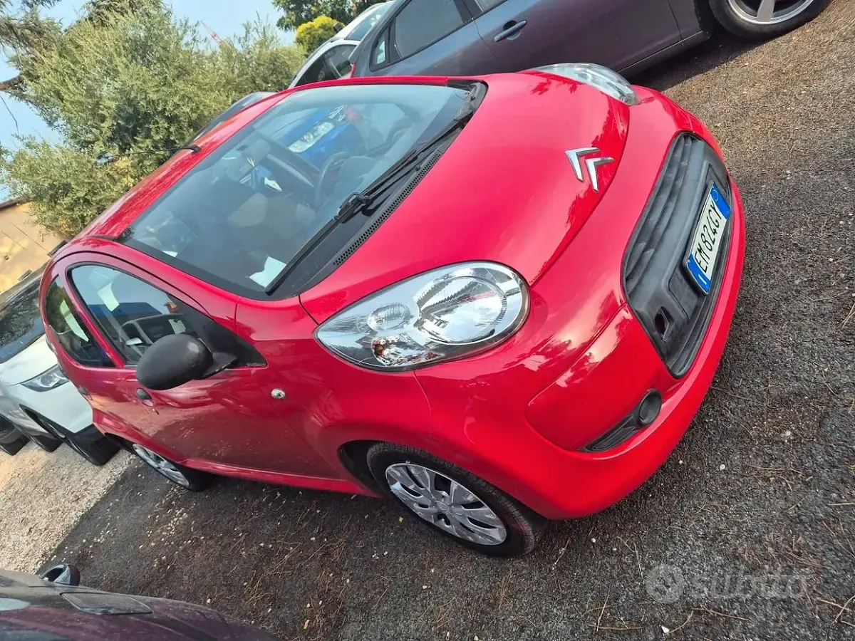 Usata Citroën C1 Seduction 68 CV (50 kW) 2012 Rosso Utilitaria