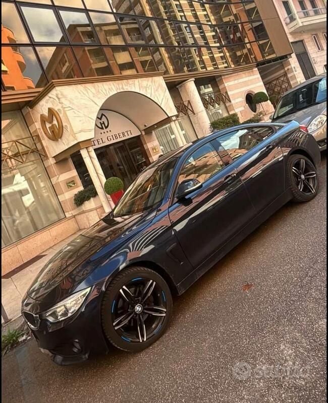Usata BMW 420 Luxury Line 190 CV (139 kW) 2014 Blu Berlina