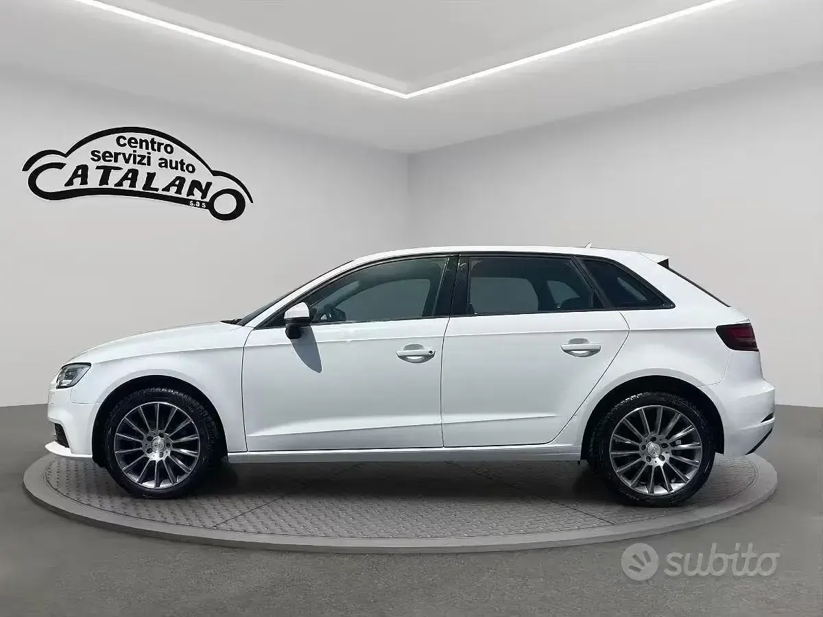 Usata Audi A3 Sport 116 CV (85 kW) 2018 Bianco Berlina