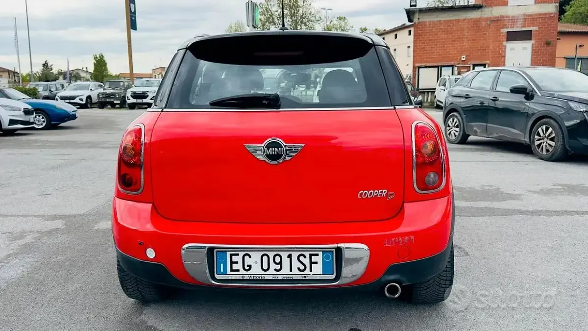 Usata Mini Cooper D Countryman 111 CV (81 kW) 2011 Rosso SUV