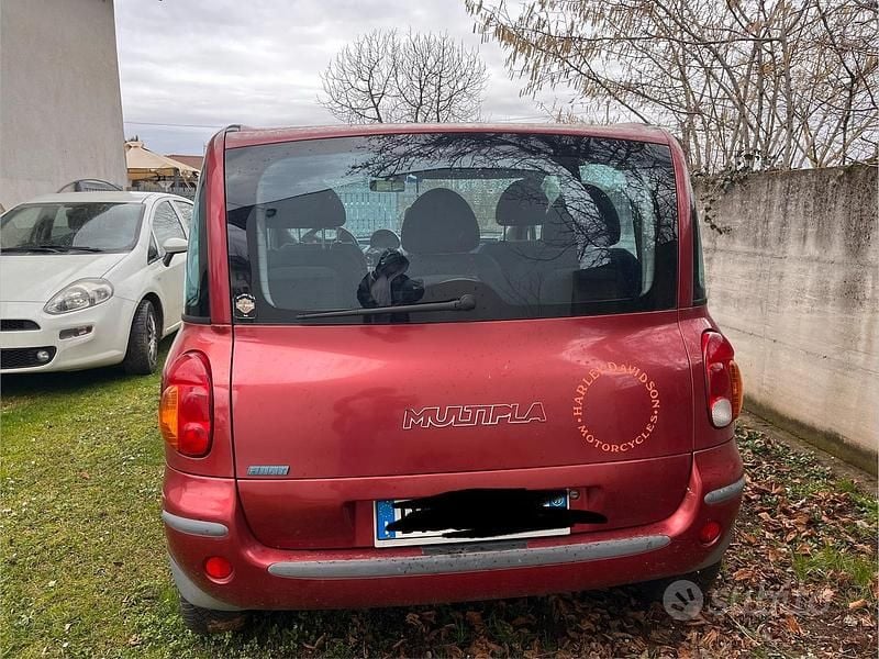 Usata Fiat Multipla 1999 Rosso Monovolume