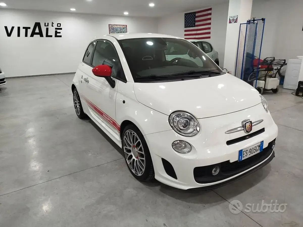 Usata Abarth 500 Custom 135 CV (99 kW) 2013 Bianco Berlina