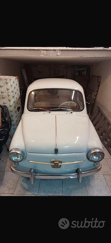 Usata Fiat 600 1960 Bianco Utilitaria