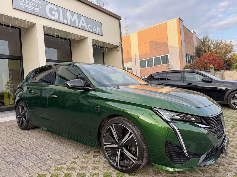 Usata Peugeot 308 GT 131 CV (96 kW) 2022 Verde Berlina