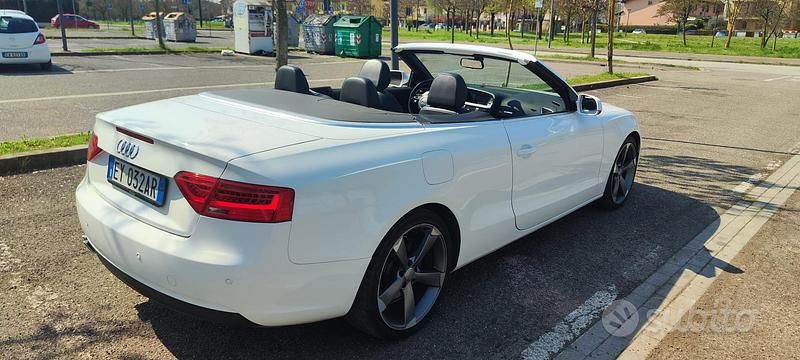 Usata Audi A5 Cabriolet 190 CV (139 kW) 2015 Bianco Cabrio