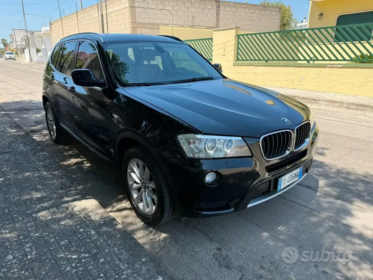 Usata BMW X3 184 CV (135 kW) 2011 Nero SUV