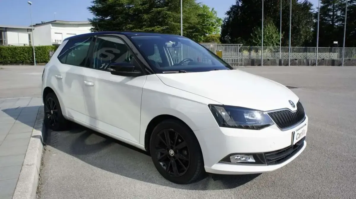 Usata Skoda Fabia Ambition 75 CV (55 kW) 2017 Bianco Berlina