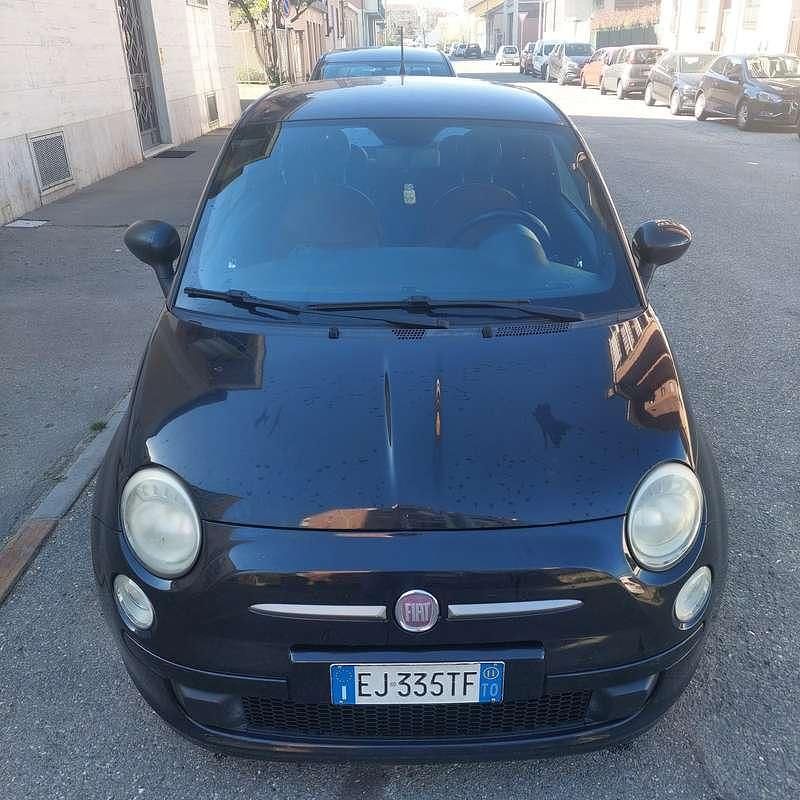 Usata Fiat 500 Lounge 86 CV (63 kW) 2011 Nero Utilitaria