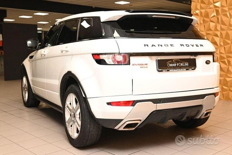 Usata Land Rover Range Rover evoque Dynamic 190 CV (139 kW) 2011 Bianco SUV