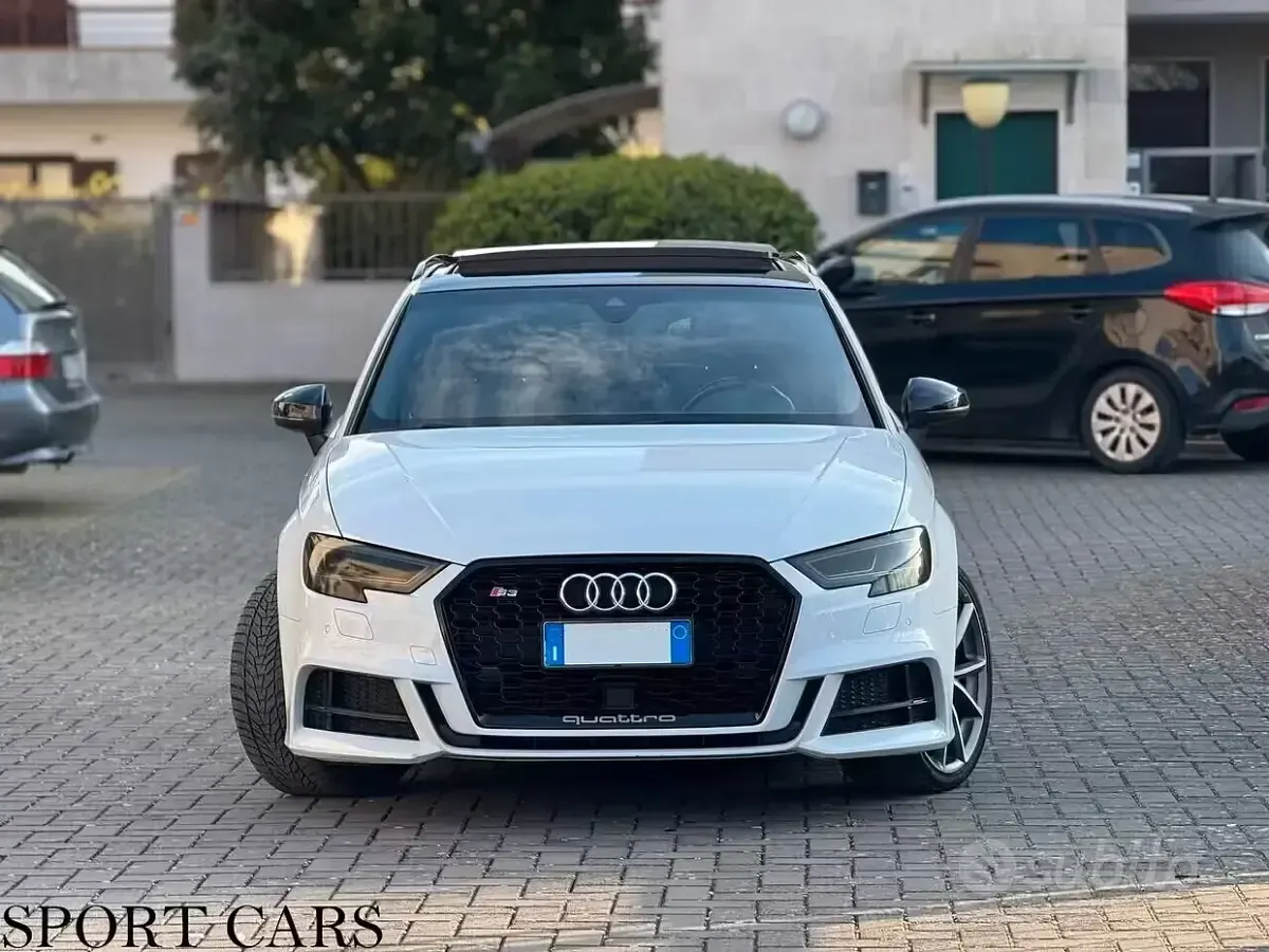 Usata Audi A3 S-Line 184 CV (135 kW) 2018 Bianco Berlina