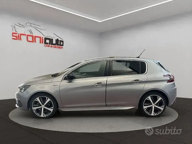 Usata Peugeot 308 GT-line 131 CV (96 kW) 2018 Grigio Berlina