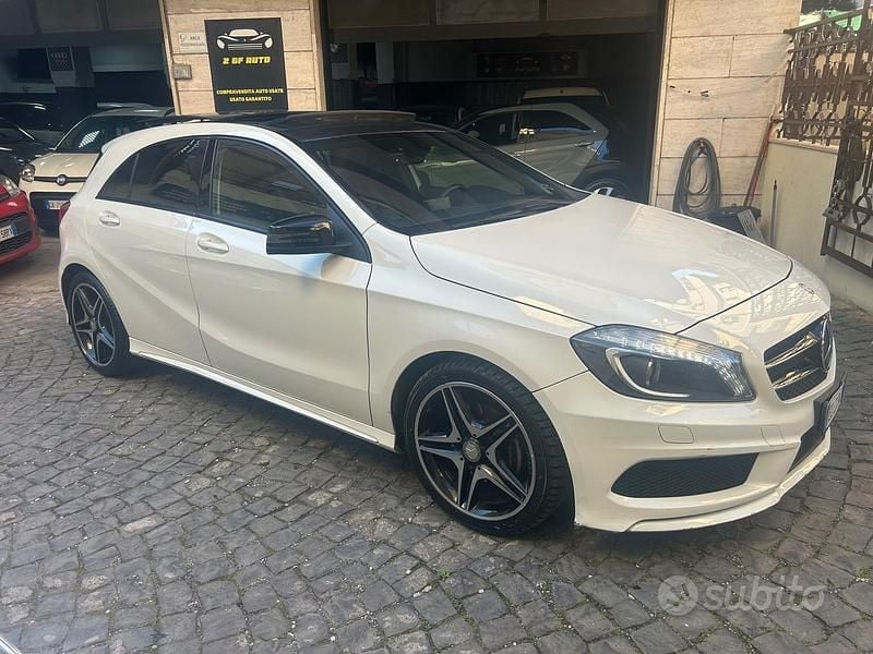 Usata Mercedes A180 Premium 108 CV (79 kW) 2015 Bianco Berlina