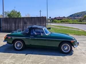Usata MG B 96 CV (70 kW) 1972 Verde Cabrio