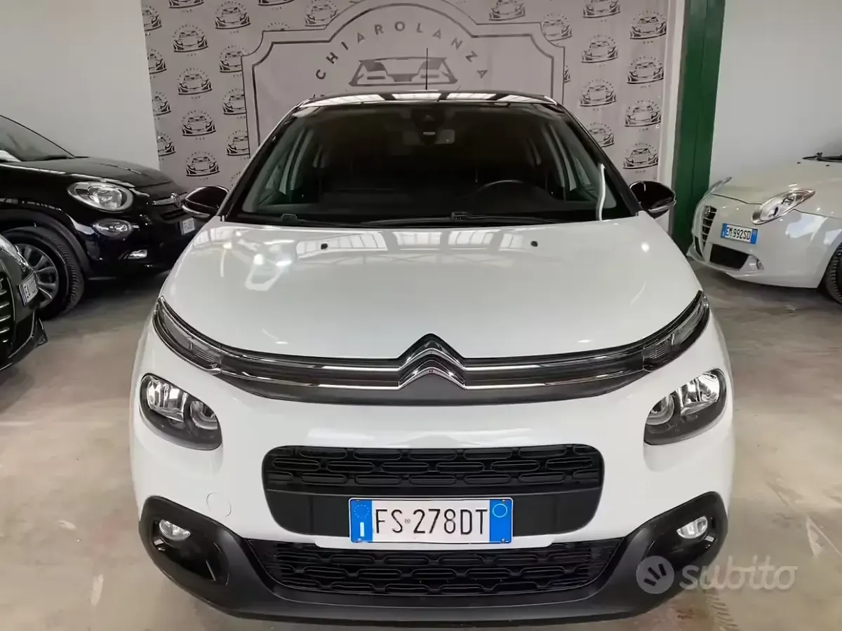 Usata Citroën C3 Shine 75 CV (55 kW) 2018 Bianco Utilitaria