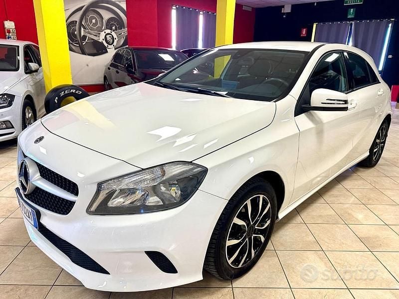 Usata Mercedes A160 Executive 90 CV (66 kW) 2017 Bianco Berlina