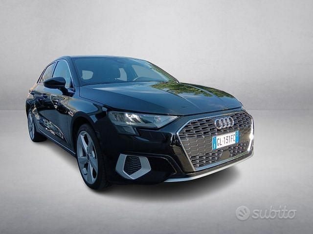 Usata Audi A3 Advanced 150 CV (110 kW) 2022 Nero Berlina