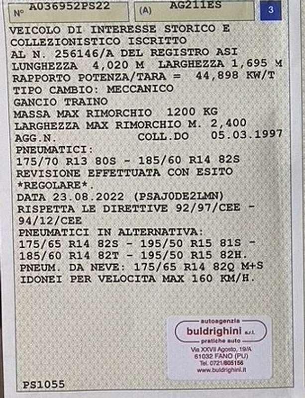 Usata VW Golf III 60 CV (44 kW) 1996 Verde Berlina