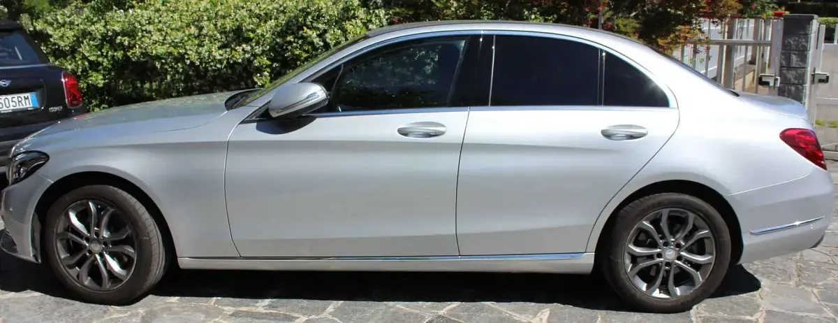 Usata Mercedes C220 Premium 170 CV (125 kW) 2015 Argento Berlina