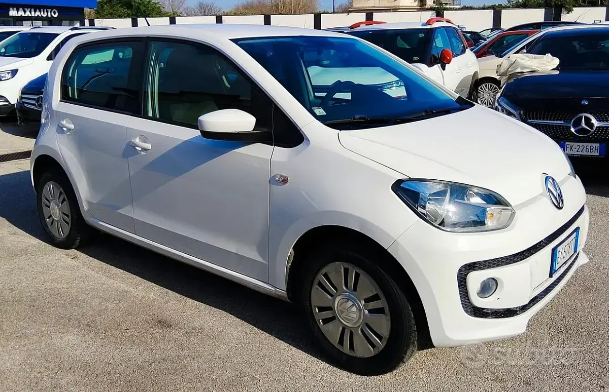 Begagnad VW up! 68 HK (50 kW) 2015 Vit Halvkombi
