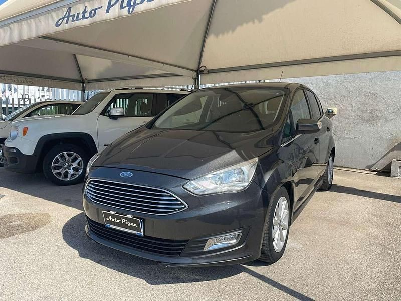 Grigio Usata 2017 Ford C-MAX Titanium Monovolume | 8700 € (Buon prezzo) - Immagine 1/4