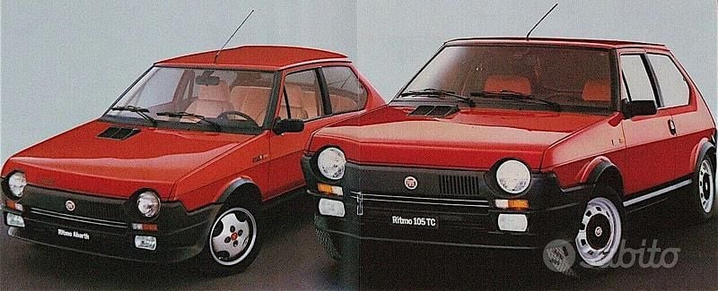 Usata Fiat Ritmo Abarth 130 CV (95 kW) 1982 Rosso Coupé