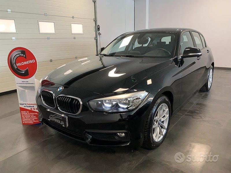 Usata BMW 116 Advantage 116 CV (85 kW) 2019 Nero Utilitaria