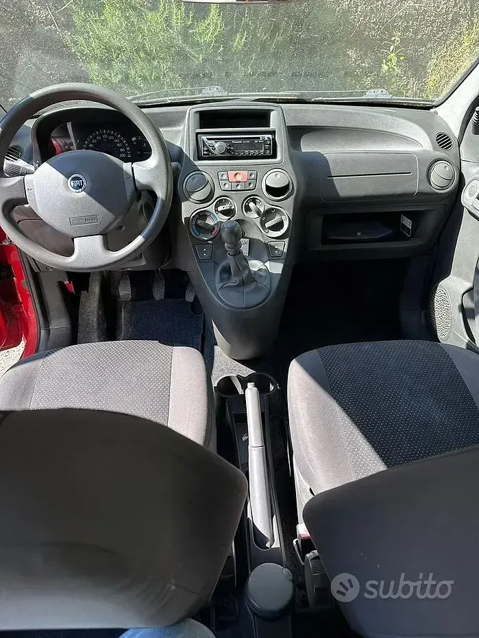 Usata Fiat Panda 54 CV (39 kW) 2007 Rosso Utilitaria