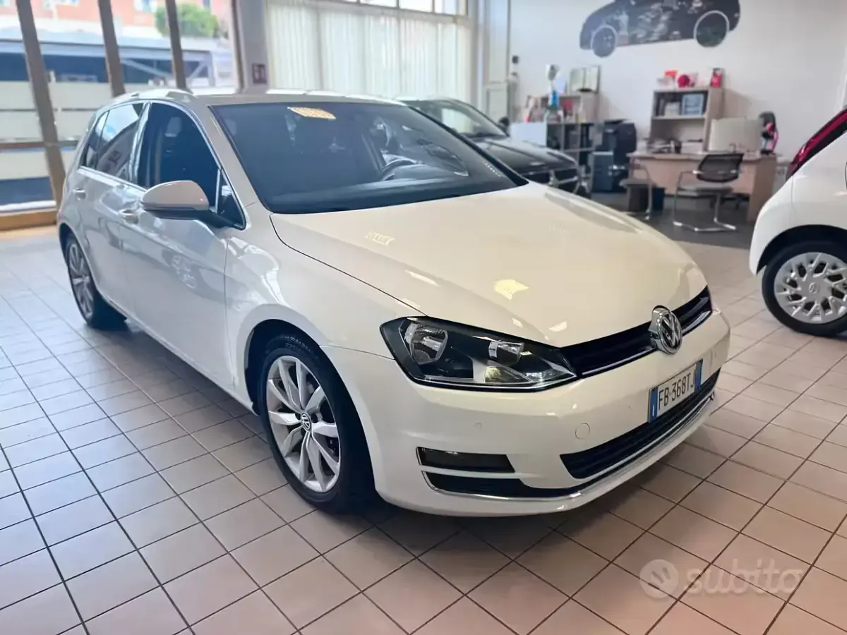 Usata VW Golf VII Highline 150 CV (110 kW) 2016 Bianco Berlina
