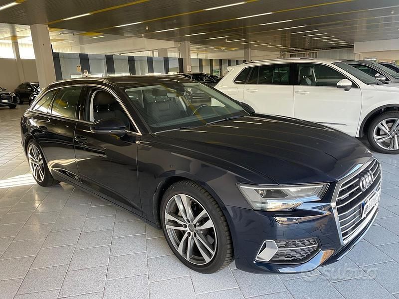 Usata Audi A6 Sport 204 CV (150 kW) 2019 Blu/azzurro Station wagon