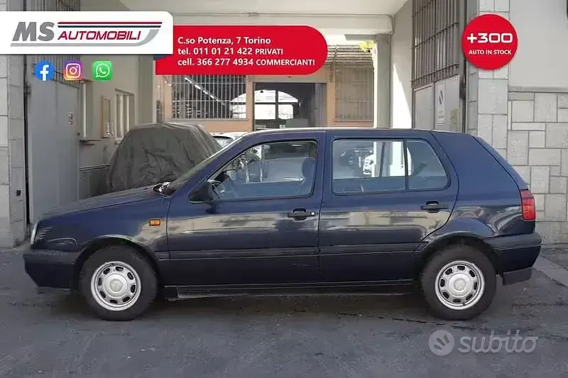Usata VW Golf III 54 CV (39 kW) 1995 Blu Berlina