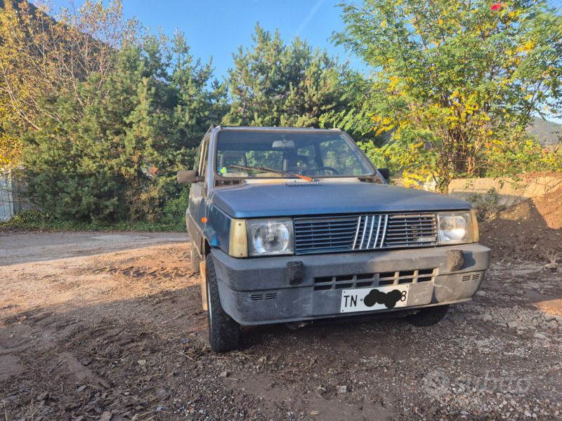 Usata Fiat Panda 4x4 50 CV (36 kW) 1988 Blu/azzurro Utilitaria