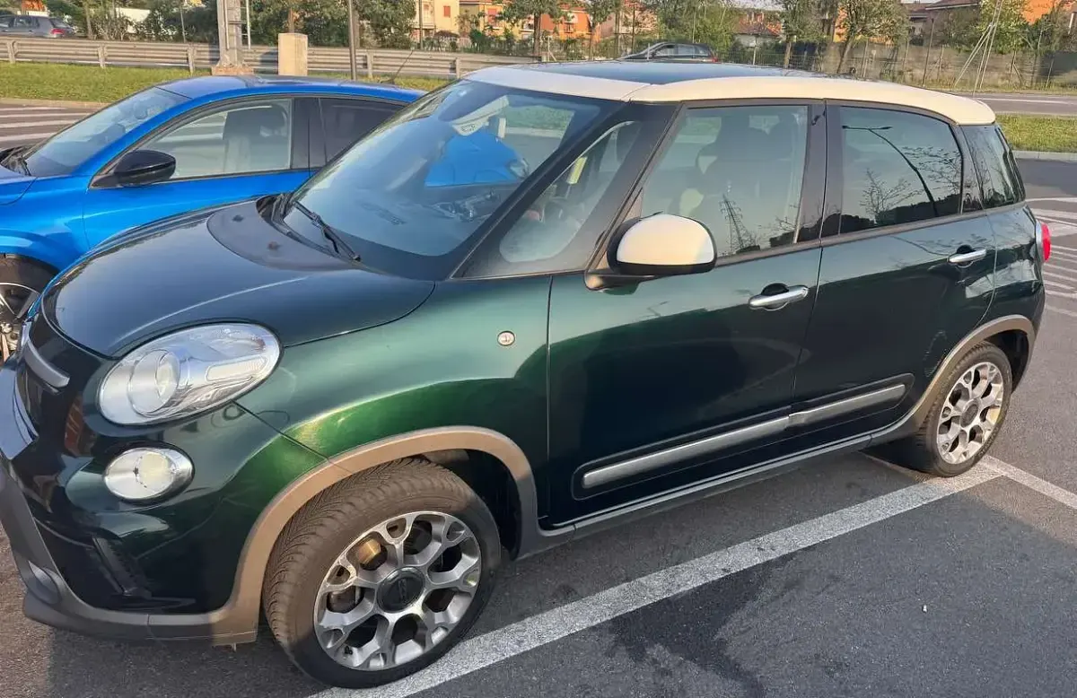 Usata Fiat 500L Trekking 120 CV (88 kW) 2014 Verde Monovolume