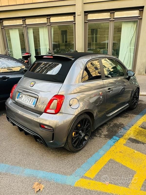 Usata Abarth 595C Competizione 2016 Grigio Cabrio