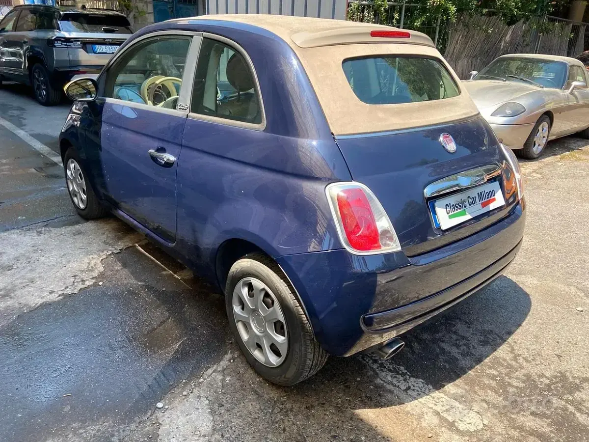 Usata Fiat 500C Pop 69 CV (50 kW) 2011 Bluazzurro Cabrio