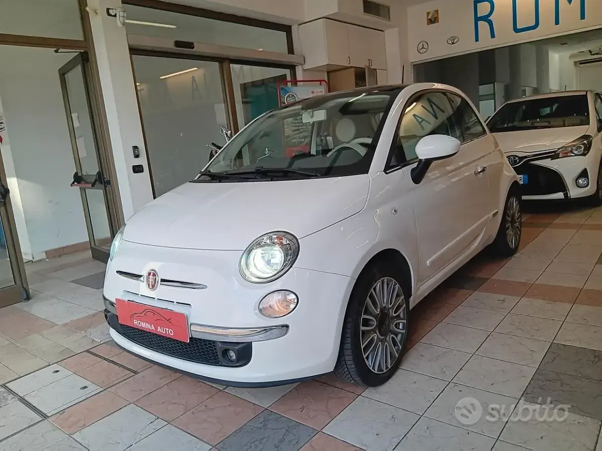 Usata Fiat 500 69 CV (50 kW) 2015 Bianco Berlina