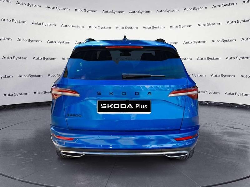 Usata Skoda Karoq SportLine 150 CV (110 kW) 2024 Blu SUV