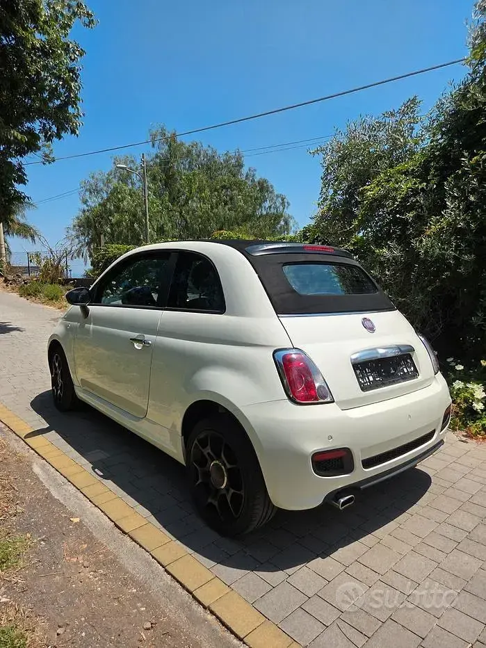 Usata Fiat 500 Sport 69 CV (50 kW) 2014 Cabrio