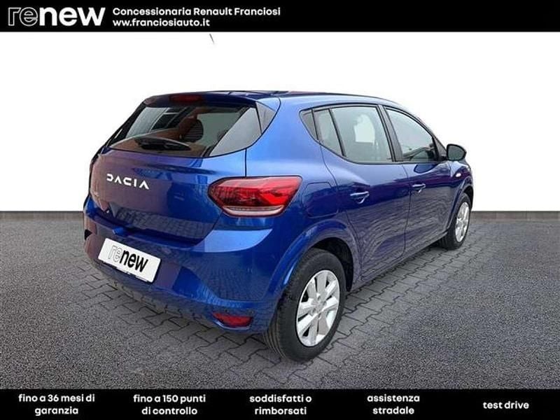 Usata Dacia Sandero Expression 101 CV (74 kW) 2023 Blu scuro