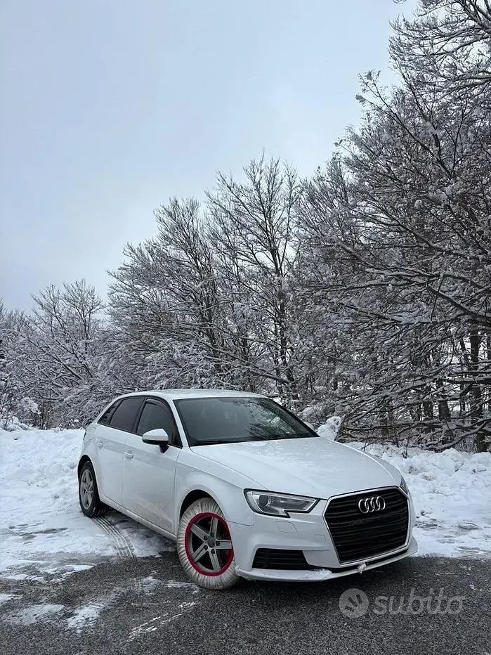 Usata Audi A3 116 CV (85 kW) 2019 Bianco Berlina