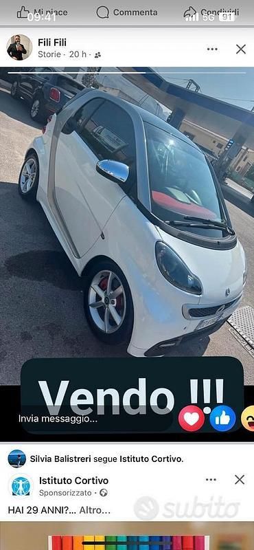 Begagnad Smart ForFour 2010 Vit Halvkombi