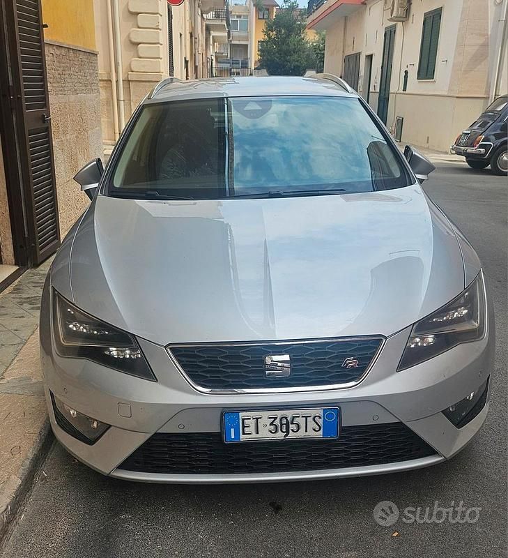 Usata Seat Leon FR 150 CV (110 kW) 2014 Grigio Station wagon