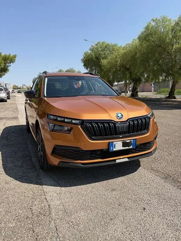 Usata Skoda Kamiq 110 CV (80 kW) 2023 Arancione SUV