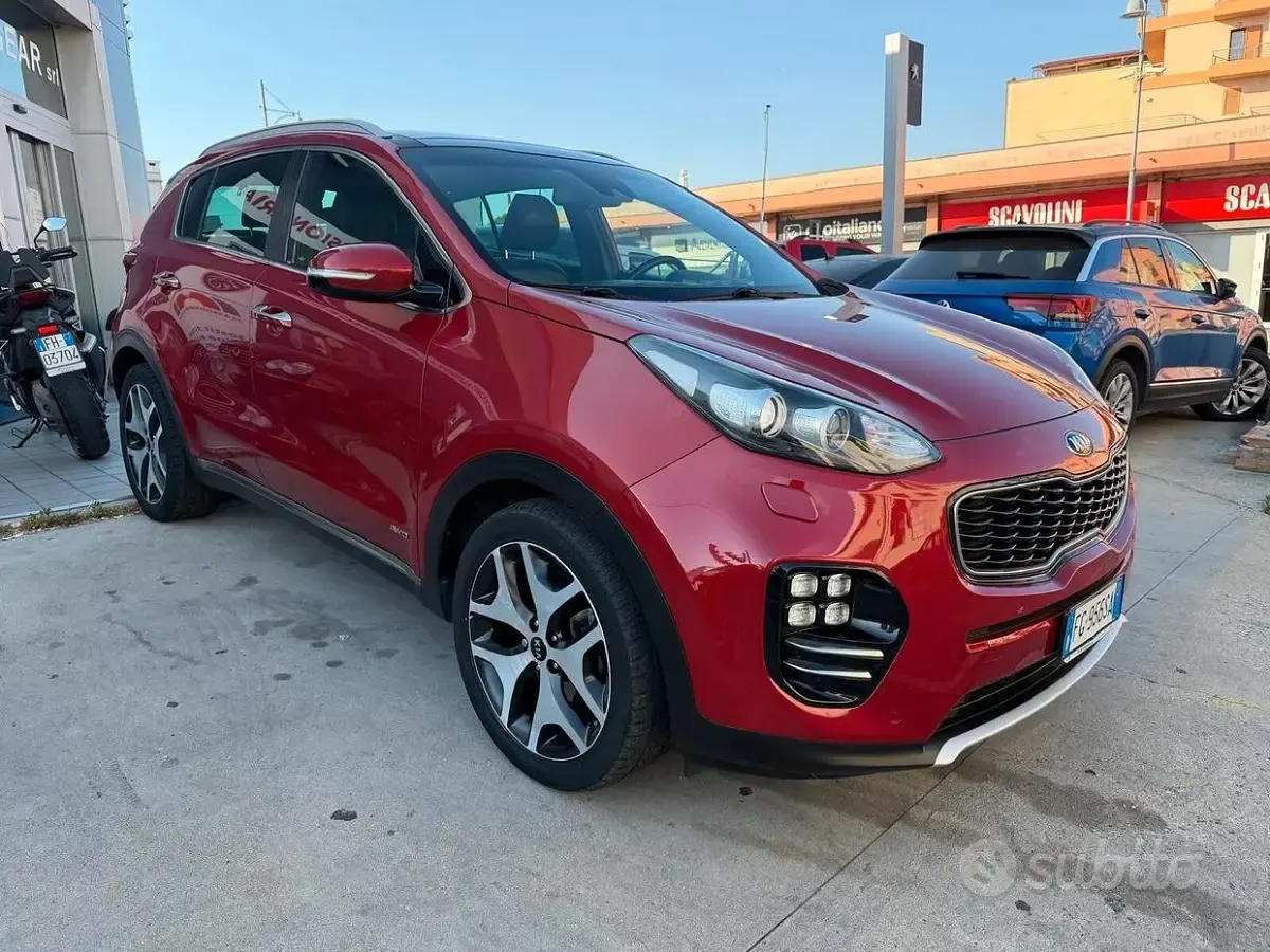 Usata Kia Sportage GT-Line 185 CV (136 kW) 2017 Rosso SUV