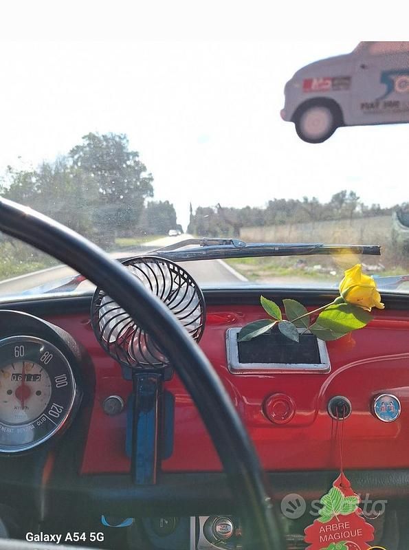 Usata Fiat 500 1970 Rosso Utilitaria